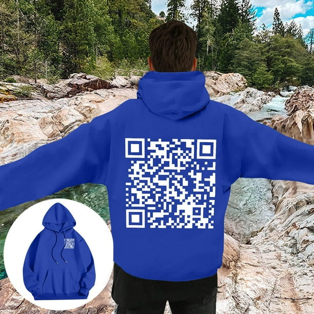 Sudadera con capucha para hombre, informal, a la moda, con estampado, de manga larga, con bolsillo, de poliéster