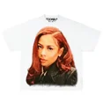 thumbnail image 3 of Camisetas de estilo hip hop con estampado de retrato de cabeza grande de moda Harajuku para mujer, camisetas de manga corta de gran tamaño con diseño INS Sense, camisetas estilo callejero americano Y2, 3 of 5