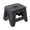 Black, variant on LWVITH Folding Step Stool 10", Foldable Plastic Stool with Handle, Non-Slip Surface Supports Adults for Kitchen Bathroom RV Small Spaces, Portable Foot Stool, Convenient Household Helper