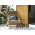 thumbnail image 3 of Simply Daisy Dazzling Zebra Outdoor Pillow, Blue/White, 14 in x 20 in, 3 of 3