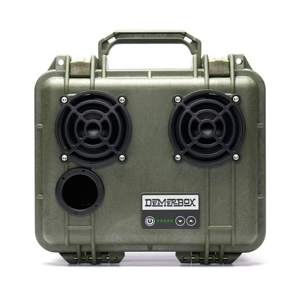 DemerBox DB2 Haut-Parleurs Sans Fil Étanche Portable Robuste Extérieur 40+ h Batterie, Vert