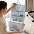 thumbnail image 4 of 7 in 1 Travel Packing Cubes Hanging Toiletry Bag Luggage Organizer for Underwear Clothes Large Capacity, 4 of 4