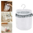 thumbnail image 1 of Bolsa para Pinzas de Ropa con Percha perfecl Organizador de Almacenamiento Transpirable Bolsas de red de secado colgantes, 1 of 8