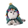 thumbnail image 4 of Capa de Navidad para Perro y gato Sunnimix Verde M, 4 of 8