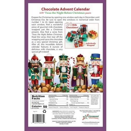 Vermont Christmas Company Chocolate Advent Calendar, The Three Nutcrackers