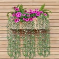 thumbnail image 4 of YSNOOWE 2Ud Pendientes De Rattan Artificial Para De Pared Con Plantas Simuladas Color Surtido, 4 of 8