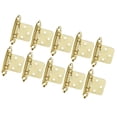 thumbnail image 1 of simhoa 10 Pieces Cabinet Door Hinges Cold Rolled Steel Furniture Hardware Accessory Gold, 1 of 8