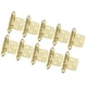 thumbnail image 1 of 10 piezas de bisagras de puerta de gabinete, accesorio para RV, reemplazo semioculto, fácil instalación, bisagra de cierre automático, herrajes para Oro, 1 of 8