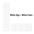 thumbnail image 4 of ColourTree Personalized Floating House Numbers Address Street Sign Plaque in Vertical/Horizontal, Aluminum Modern Front Door Sign - Made In USA (Custom Plate & Fonts Colors/Numbers), 4 of 10