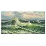 Trademark Fine Art "Waves II" Canvas Art