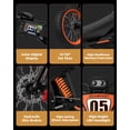 thumbnail image 3 of Electric Dirt Bike for Adults Teens, 3500W, 42MPH & 60 Miles, 48V/23.5AH Removable Battery, 14"/12" Tire, Hydraulic Brakes & Full Suspension, Mountain Off-Road Dirt Bike, 3 of 8