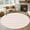 Pink, variant on Turquoise Striped Large Round Rug 8 FT, Non Slip Living Room Area Carpet, Farmhouse Pinstripes Geometric Color Washable Soft Circle Rug Non-Shedding Floor Carpet for Bedroom Office Dining Room
