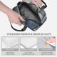 thumbnail image 3 of Disketp Mountain White Dragon Lonchera Térmica para Mujer y Hombre, Bolsa de Almuerzo Reutilizable e Impermeable para Trabajo, Viajes y Picnic, 3 of 7