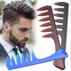 thumbnail image 1 of Farfi Professional Men Wide Tooth Comb Salon Barber Hairdressing Styling Hair Brush, 1 of 5