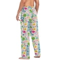 thumbnail image 6 of Men's Sleep Pants Lightweight Pjs Sleepwear Comfortable Lounge Pants Bottom Pants with Pocket Colorful Flamingo Pattern, 6 of 7