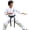 White 10-oz, variant on 14 oz Kyokushin Karate Uniform – White Bleached Karate Gi, Heavyweight 100% Cotton Canvas, Unisex Kids & Adult Martial Arts Uniform, Size 4