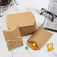 thumbnail image 2 of nipocaio 50 Pieces Gift Boxes Kraft Gift Bags Candy Boxes with Vintage Hemp Rope for Wedding Party Chocolates, Nuts, Sugars, Cookies, 2 of 5