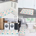 thumbnail image 5 of Pets Paws Print Colorful Kitchen Rugs Sets Of 2,Anti Fatigue Kitchen Mat Rugs Non Slip Washable,Decorative Kitchen Floor Mats for Kitchen,Sink,Laundry,17"x30"+17"x47", 5 of 7