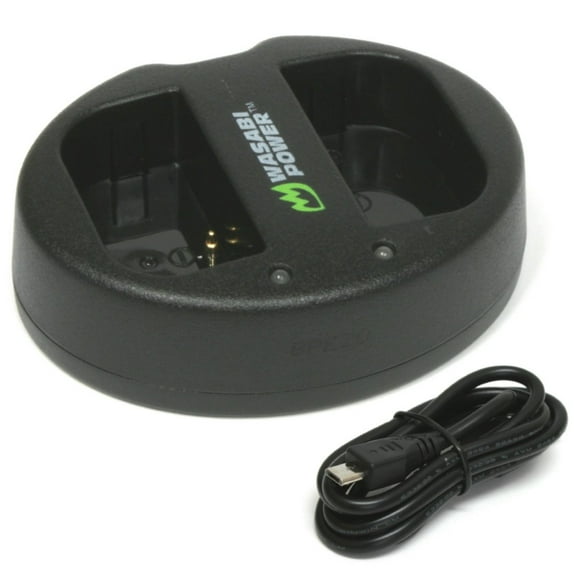 Wasabi Power Dual USB Battery Charger for Panasonic DMW-BLF19