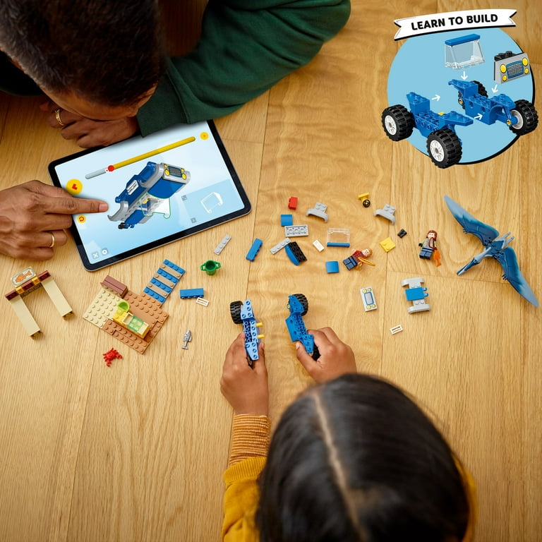 LEGO Jurassic World Dino Chase 76943 Toy Set with Minifigures and