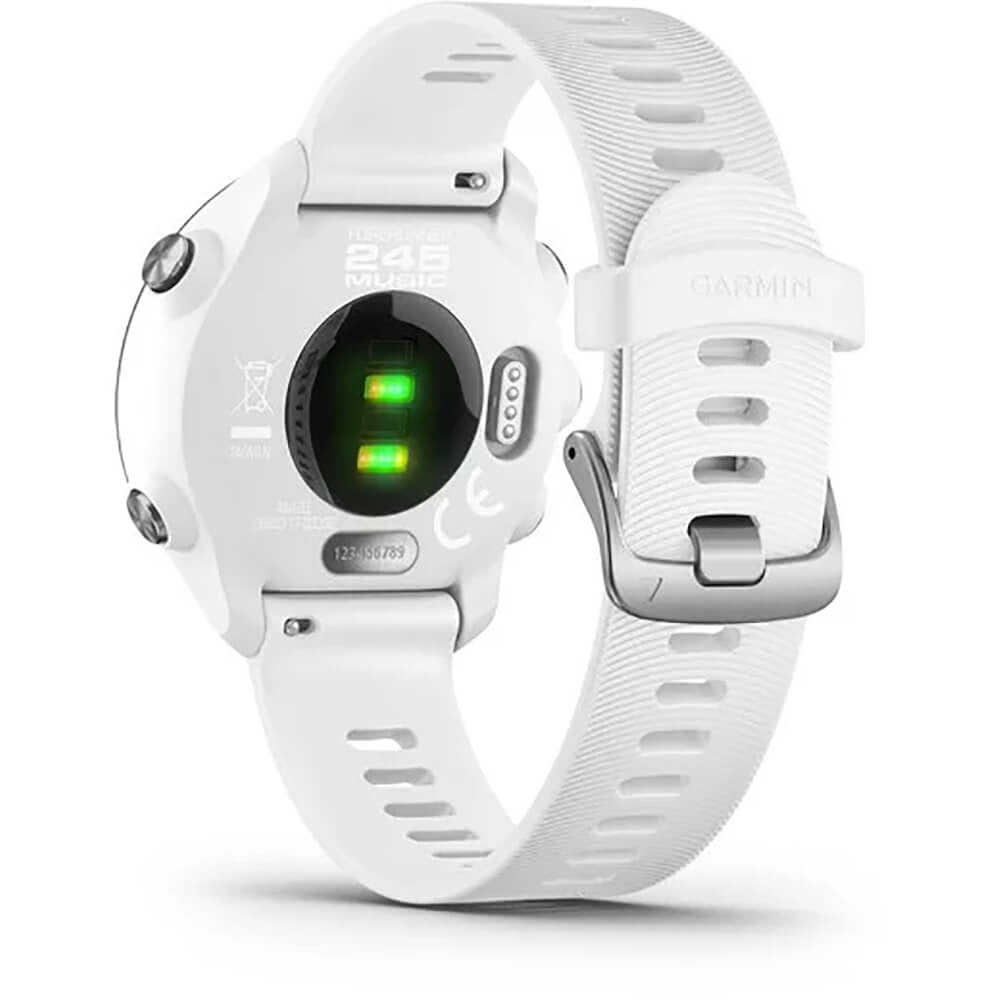 Garmin Forerunner 245 Music GPS Smartwatch in White