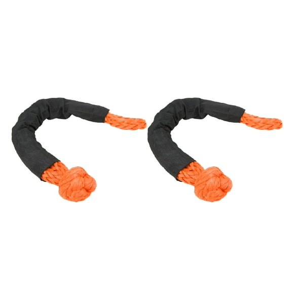 KIMISS Soft Shackle, 2Pcs Recovery Soft Shackle 35 Tons Breaking Strength Lightweight Rope Shackle For Truck Large SUVs Offroad Vehicle