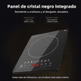 thumbnail image 2 of Digital Parrilla Eléctrica Inducción Control Tactil De 2200w Lab.G, Negro, 2 of 5
