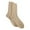 Beige, variant on Yanyanz Compression Socks, Women Autumn And Winter Solid Color Wool Socks Simple Fashion Solid Color Mid Tube Socks, Socks Khaki One Size
