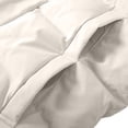 thumbnail image 5 of MYAOYI Mens Quilted Puffer Coat Stand Collar Snap Button Winter Outerwear, 5 of 6