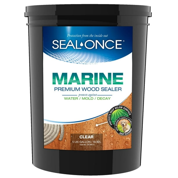 SEALONCE MARINE Wood Sealer, Waterproofer & Stain (5