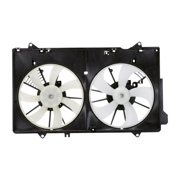 TYC 623010 Dual Radiator and Condenser Fan Assembly for MA3115152 MZ66042A bm Fits 2015 Mazda CX-5