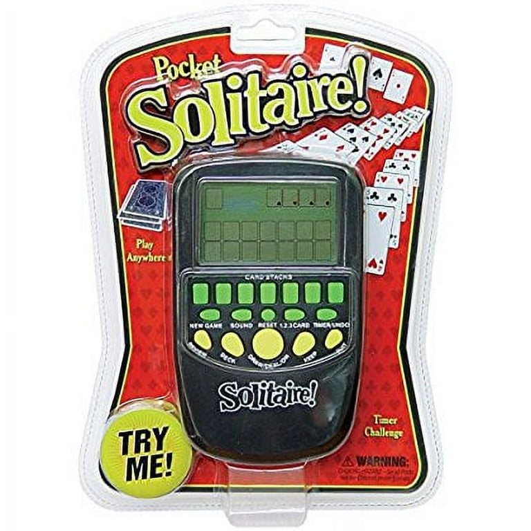 Handheld solitaire game on sale walmart