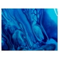 thumbnail image 1 of Design Art Dark Blue Acrylic Paint  Canvas Print, 1 of 3