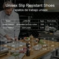 thumbnail image 3 of Slip Resistant Shoes for Men - Zapatos para trabajar en Restaurante de Mujer Unisex Non Slip Work Shoes Waterproof Food Service Kitchen Shoe Chef Restaurant Slip-On Shoes, 3 of 7