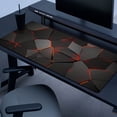 thumbnail image 1 of HLONK 1pc XL/XXL Polyester Geometric Glow Pattern Mouse Pad  Large Durable Gaming Keyboard  with Precision Stitching  Non-Slip Rubber Backing - Ideal for Home  Office  Gaming Room  and Gi, 1 of 7