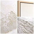 thumbnail image 4 of Panoramic Peaks Heavily Textured Hand Painted Framed Canvas Wall Art, 4 of 10