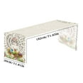 thumbnail image 3 of WMGHA Easter Table Runner Festive Bunny Egg Small Print Vintage Easter Decoration Linen Tablecloth Easter Home Decor Table for Oval Table,Easter Decorations For Home Tablecloth, 3 of 4