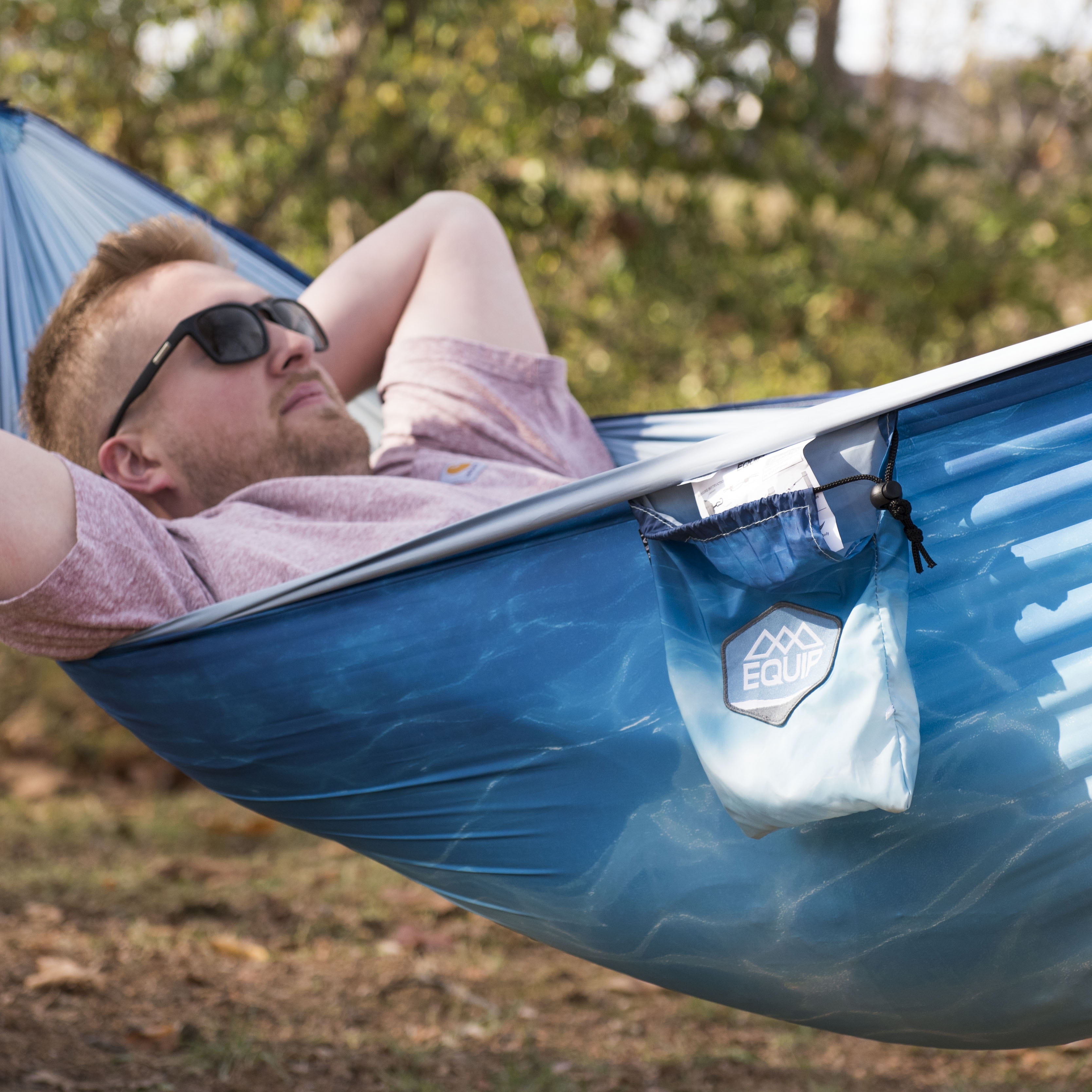 Equip Photo Real Tree Hammock, Crystal Waters Blue, 108"L X 56"W