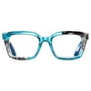 Elton John Pop Specs Reading Glasses - Blue Remix 3.00, Rectangle Frame