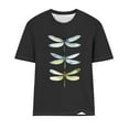 thumbnail image 4 of womens tops Women's Short Sleeve V Neck Sunflower Graphic Printed Summer Tee Vintage T Shirt Cotton Tops Novelty Cool Shirt summer tops for women, 4 of 4