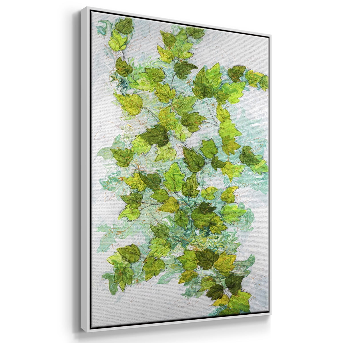 Ivy Framed Premium Gallery Wrapped Canvas - Ready to Hang