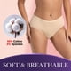 thumbnail image 4 of Ropa interior para incontinencia REELINDRY, lavable y absorbente, para mujer, paquete de 3, 4 of 8