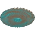 thumbnail image 3 of 47 5/8"OD x 2"P Shakuras Ceiling Medallion (For Canopies up to 6 1/2"), Hand-Painted Copper Green Patina, 3 of 5