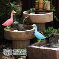 thumbnail image 6 of 7.1" Farmhouse Resin Goose Statue Garden Decor, Colorful Goose Figurine, 6 of 6