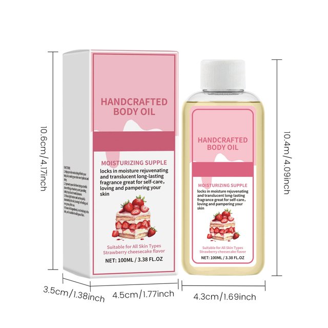 Aceite Esencial Fresas Frescas Frescas y Fragantes Cuerpo y Mente Seco e Hidratante Cuerpo Aceite de Perfume Dulce 100ml la Esencia