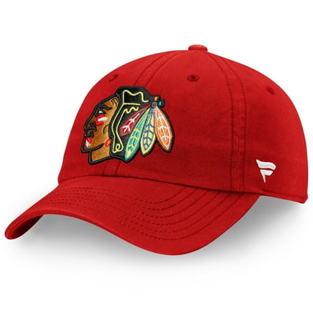Men's Fanatics Red Chicago Blackhawks Core Vintage Fundamental Adjustable Hat
