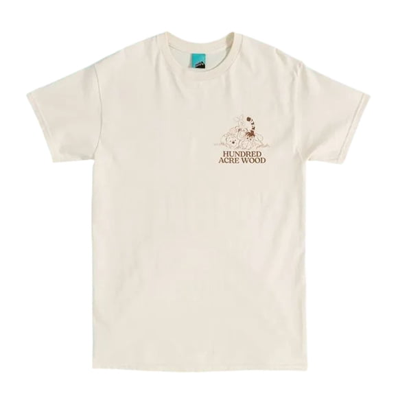 Winnie the Pooh Adult Hundred Acre Wood Map Back Print T-Shirt