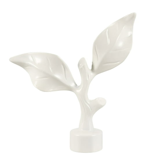 Unique Bargains Curtain Rod Finials Iron Cap End for 1.1 inch Drapery Poles 5.2 inch x 5 inch White