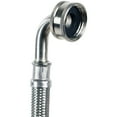 Certified Appliance Accessories WM60SSL2PK 2 Pk Braided Stainless Steel