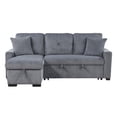 thumbnail image 4 of Lexicon Rhett 3-Piece Corduroy Reversible Sectional in Dark Gray, 4 of 11